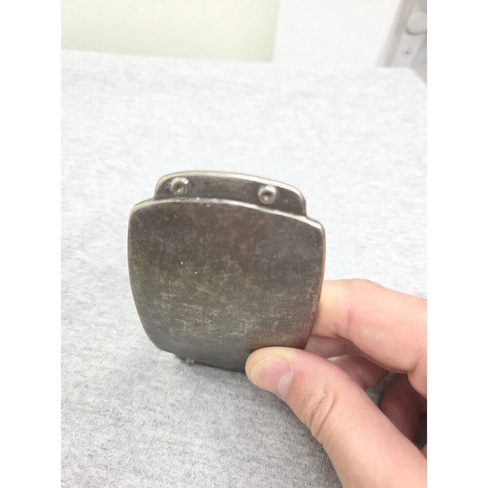 Antique Blank Military Style Riveted Metal Belt Buckle Custom